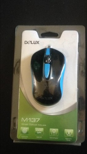 Mouse Optico Alambrico Delux M137