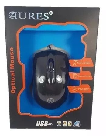 Mouse Optico Hp X500 Usb  Dpi De Cable