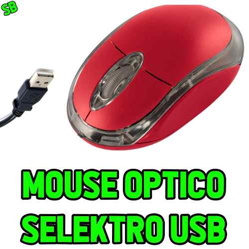 Mouse Optico Selektro Usb