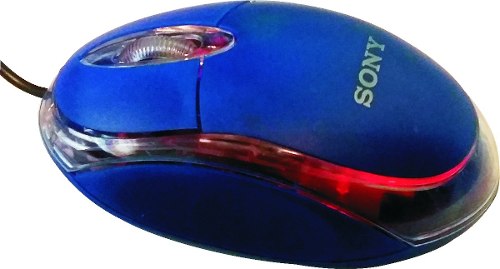 Mouse Optico Sony Usb Azul