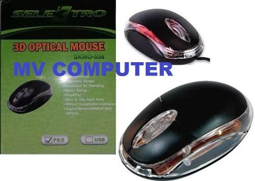 Mouse Ps/2 Selektro 3d Optical Skmo-538 Somos Tienda