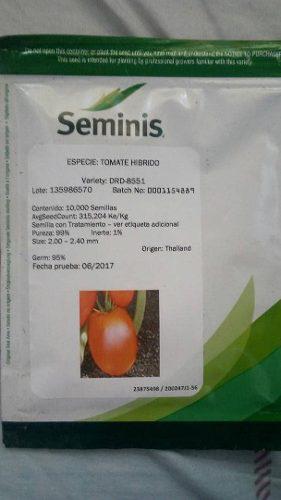 Semillas De Tomate Drd 8551 Fecha Prueba 2018.