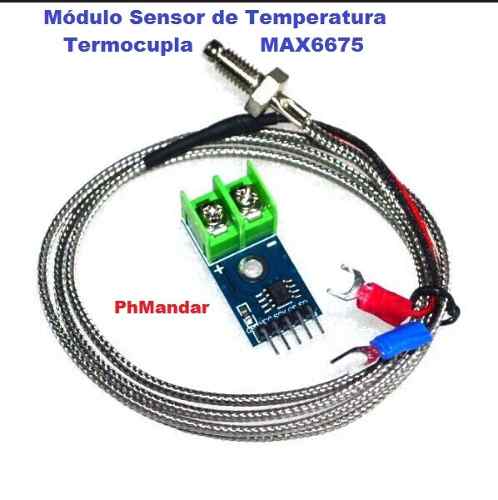 Sensor Temperatura Termocupla Termopar Max, Arduino Pic