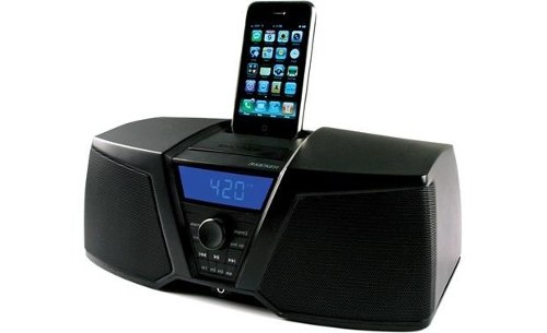 Sistema Stereo Digital Para Iphone Ipod Alarma Kicker Ik150