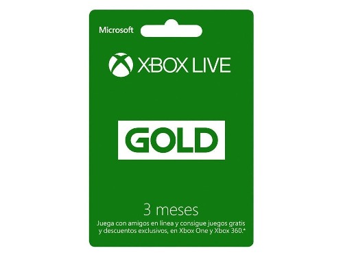 Tarjetas Recarga - Xbox Live Gold