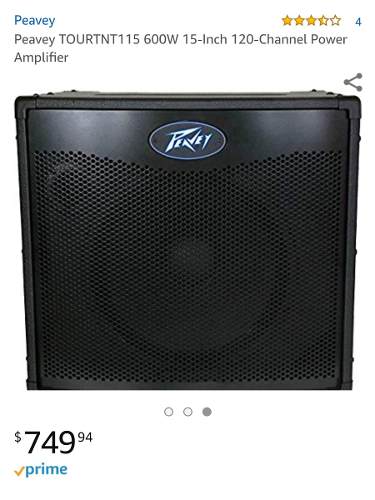 Amplificador De Bajo Peavy Tnt w) (370usd)