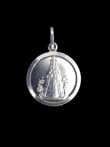 Medalla 20mm Plata Ley 925 Virgen Del Valle 4,3gr Grabado