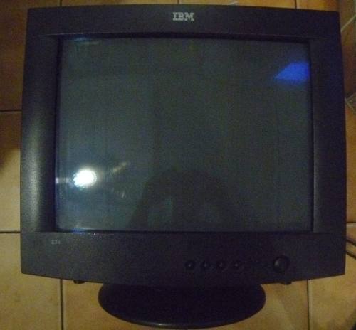 Monitor Ibm Crt 17 Pulgadas Danado Para Reparar O Repuesto