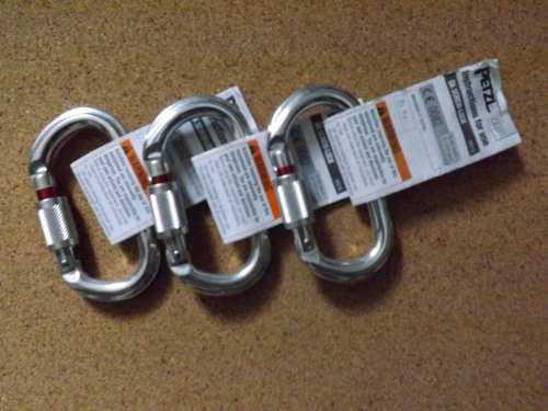 Mosquetón De Seguridad Petzl Mod. Ok Screw -lock