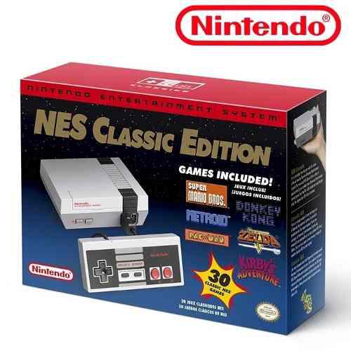 Nintendo Mini Original Nes Classic Edition Con Cable Ext. 3m