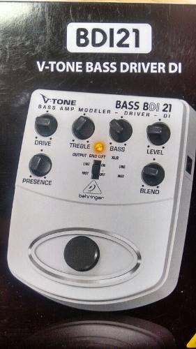 $ Pedal Preamp V-tone Bass Driver Di Behringer Bdi21