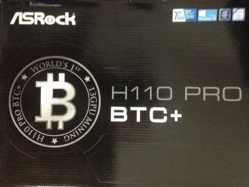 Placa Base Asrock H110 Pro Btc+. 13 Gpu. Para Minería!