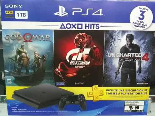 Ps4 Con 3 Juegos Incluidos Nuevo