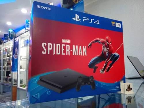 Ps4 Consola Nueva 1tb Edición Especial Con Juego Spiderman