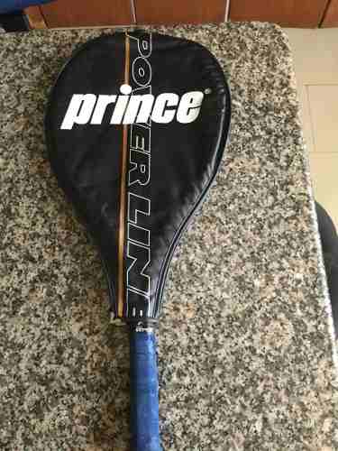 Raqueta De Tenis Power Line, Shock Black, Prince; C/forro