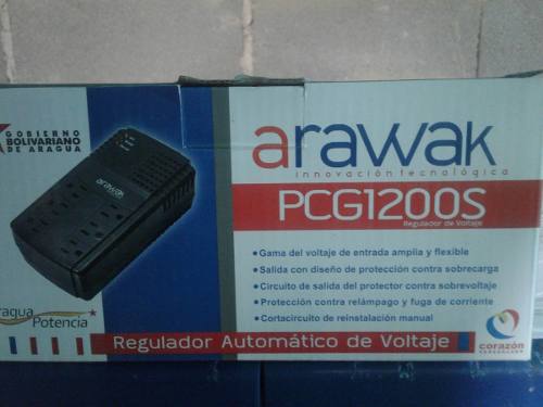 Regulador Automatico De Voltage Arawak Pcgs 6 Tomas