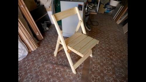 Silla De Madera Plegable Oferta