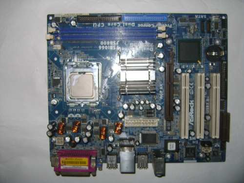 Tarjeta Madre Asrock 775i65g+procesador E Dual Core 2ghz