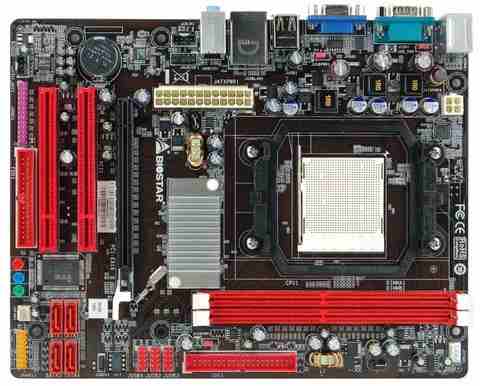 Tarjeta Madre Biostar N68s+ Amd Am2 Am3 Ddr2 Sata Vga Nueva