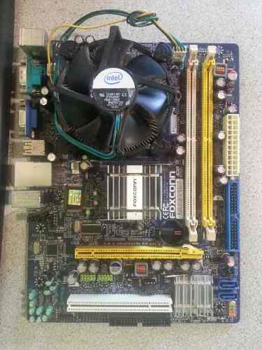 Tarjeta Madre Socket 775 Ddr2 Foxconn G31mvk + Procesador