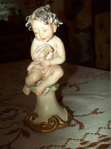 Bella Figura De Porcelana Capodimonte Original