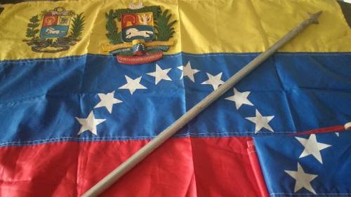 Combo De Bandera 90cm X 60 Cm Y Escudo