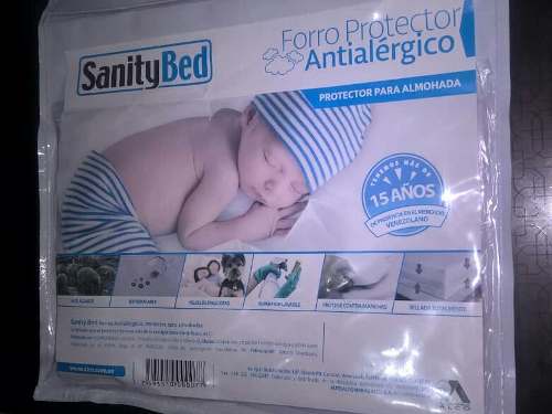 Forro Protector Antialergico Para Almohada De Bebe