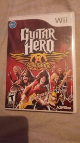 Juego De Nintendo Wii Original Guitar Hero