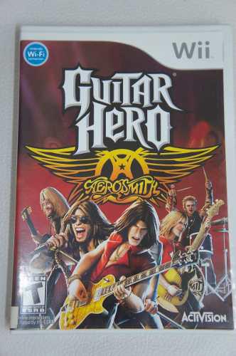 Juego Wii Guitar Hero Aerosmith Original