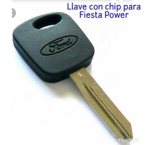 Llave Con Chip Para Fiesta Power Y Ecosport