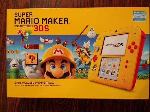 Nintendo 2ds Consola + Super Mario Maker 3ds
