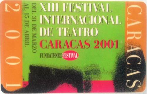 Tarjeta Cantv  Xiii Festival Internacional De Teatro