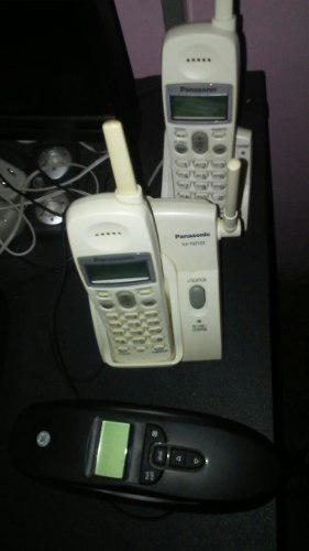 Telefono Panasonic Inalambrico Con Un Auxiliar