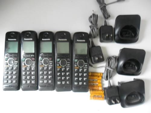Teléfono Inalámbrico Panasonic (base+5 Auriculares)