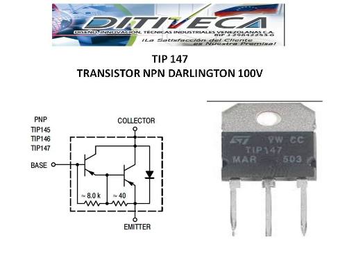 Tip147 Transistor Npn Darlington