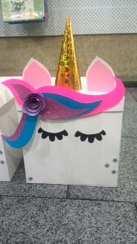 Cajas De Unicornio 25x25x25cm