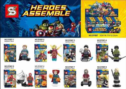 Heroes Assamble Avengers Infinity War Alto 4,5 Cms Lego