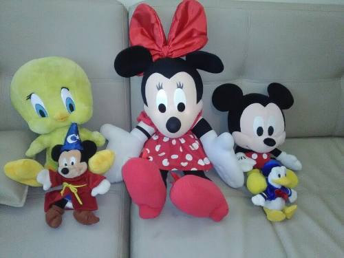 Munecos De Disney Mickey Minie Piolin Pato Donald