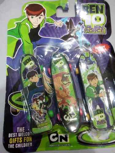 Patineta Mini Ben 10, Juguete Cotillon Regalo Niño