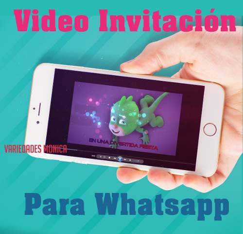 Pj Masks Tarjeta De Invitación Digital Vídeo Animado