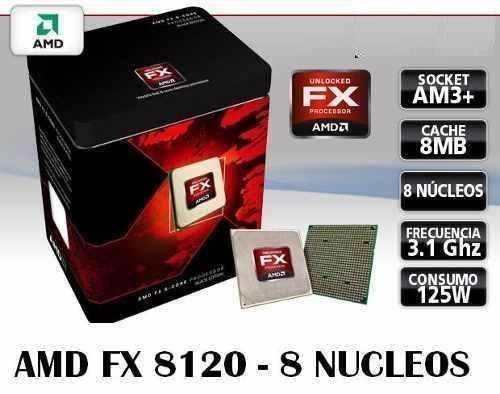 Procesador Amd Fx- Nucleos C/caja Y F.cooler