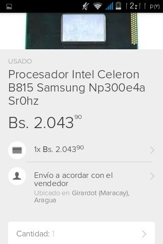 Procesador Intel Celeron Samsung Np300e4a
