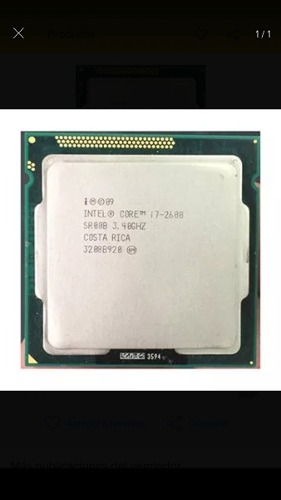 Procesador Intel Core Ighz 2da Generación Lga