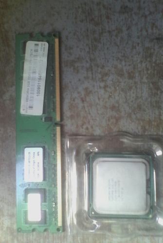 Procesador Intel® Quad Core 2.70ghz Nuevo, Y Ram Ddr2 2gb