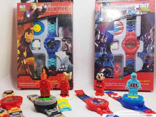 Reloj Lego Super Heroe De Niños Superman Ironman Etc