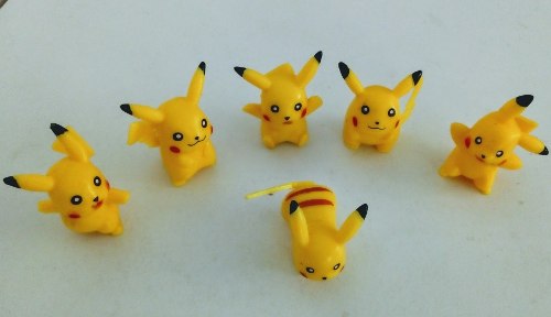 Set Coleccion Pokémon Picachu 5cm 6 Piezas