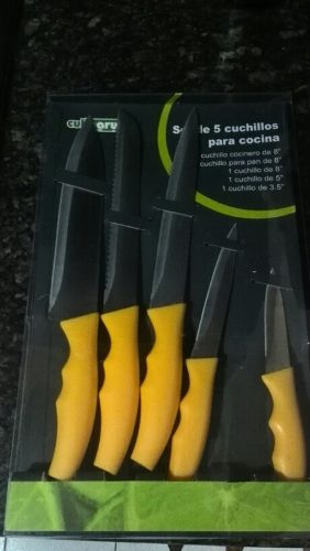 Set De 5 Cuchillos Para Cocina Marca Culinary Originales