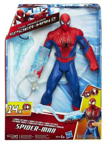 Spider Man 2 Triple Attack (hombre Araña)con Sonido Hasbro