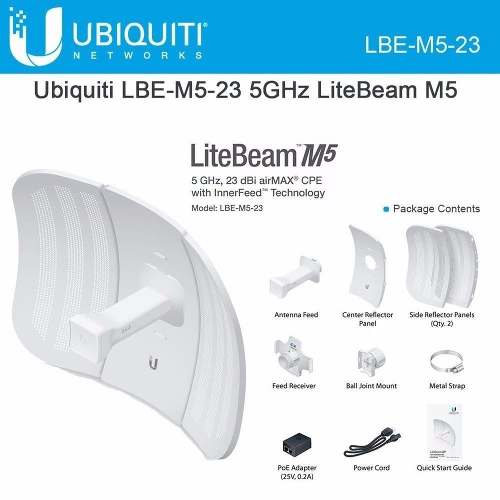 Ubiquiti Litebeam M5 De 23dbi 315mw Airmax