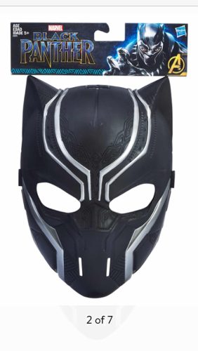 Vengadores/avenger/pantera Negra Máscara Original Hasbro
